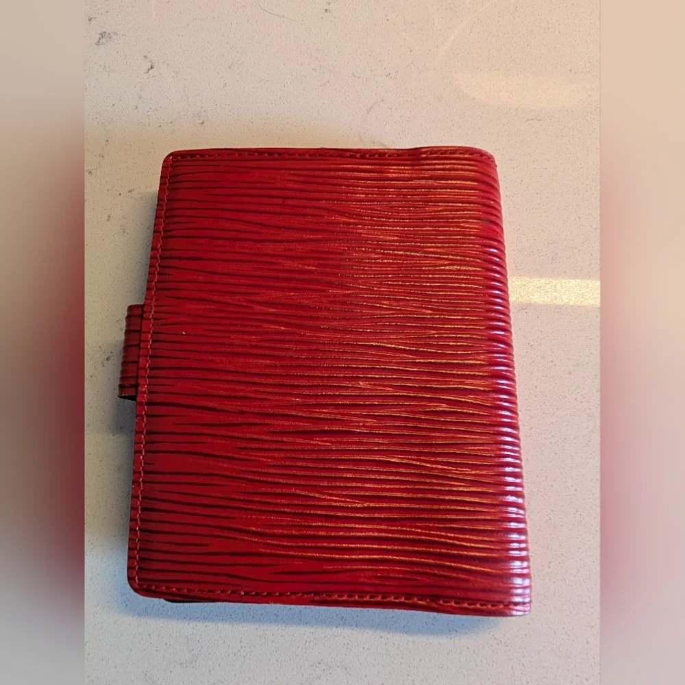 Louis Vuitton Cherry Red Epi Card Holder